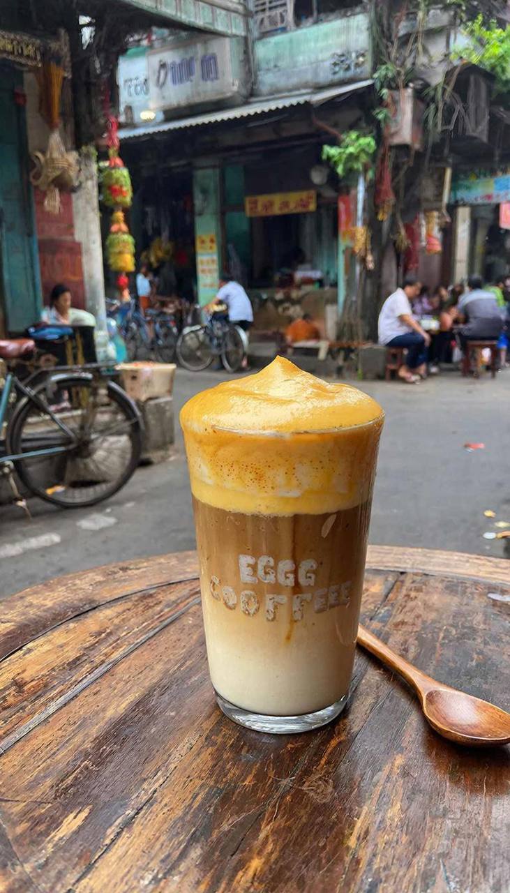 яичный кофе в нячанге